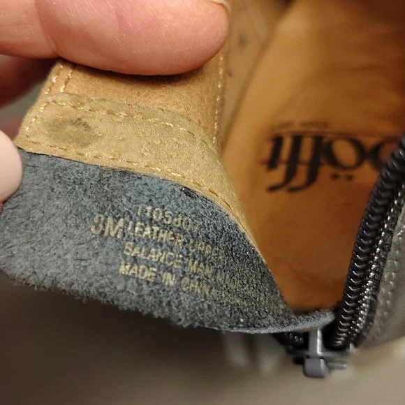 Sofft Perforated Gray Ankle Booties - Picture 13 of 13